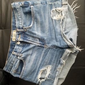 Topshop Jean Rosa Shorts